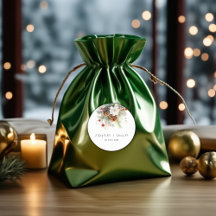 Elegant Winter Evergreen & Rowan Berries Wedding