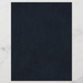 Elegant Winter Floral Bridal Bingo Game (Rückseite)