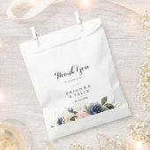 Elegant Winter floral Danke Hochzeit Geschenktütchen (Ausgeschnitten)