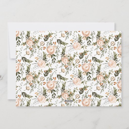 Elegant Winter Florals | Feierliche Weihnachten im (Rückseite)