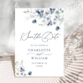 Elegant Winter Foliage Boho Hochzeit retten das Da Save The Date