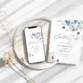 Elegant Winter Foliage Boho Hochzeit retten das Da Save The Date