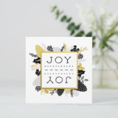 Elegant Winter Foliage JOY Weihnachten (Stehend Vorderseite)