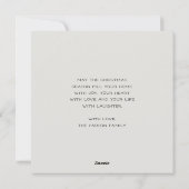 Elegant Winter Foliage JOY Weihnachten (Rückseite)