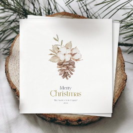 Elegant Winter-gepflegter Napkins Serviette