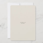 Elegant Winter Greenery Floral Ivory Brautparty Einladung (Rückseite)