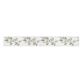 Elegant Winter Greenery Ripsband (Vorderseite)