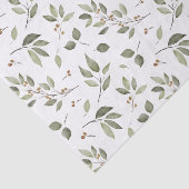 Elegant Winter Greenery Seidenpapier (Ausschnitt)