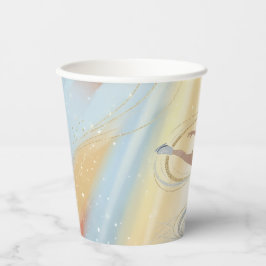 Elegant Winter Ice Skating Birthday Invitation  Pappbecher