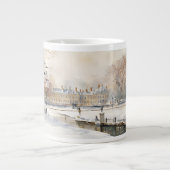 Elegant Winter Kensington Gardens London Tasse (Vorderseite)
