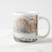 Elegant Winter Kensington Gardens London Tasse (Rechts)