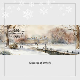 Elegant Winter Kensington Gardens London Tasse