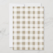 Elegant Winter Pine Tree Forest Baby Sprinkle Einladung (Rückseite)