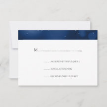 Elegant Winter Wonderland Christmas RSVP