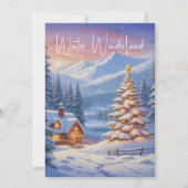 Elegant Winter Wonderland Festlich Weihnachten (Vorderseite)