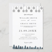 Elegant Winter Wonderland Snowboardfahren Hochzeit