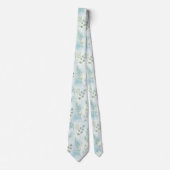 Elegant Winter Wonderland Tie Krawatte (Vorderseite)