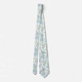 Elegant Winter Wonderland Tie Krawatte (Rückseite)