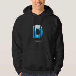 Elegant Winter's design of letter D  Hoodie