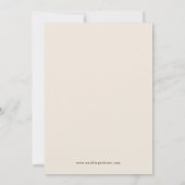 Elegant Wir Got Verheiratet Einladung (Rückseite)