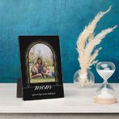 Elegant Wir Liebe Sie Mama Personalisierte Custom Fotoplatte (Seite)