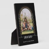 Elegant Wir Liebe Sie Mama Personalisierte Custom Fotoplatte (Seite)