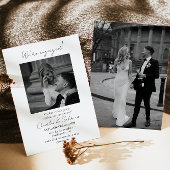 Elegant Wir sind eine Verlobte Einladung zur Engag