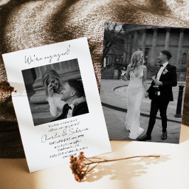 Elegant Wir sind eine Verlobte Einladung zur Engag