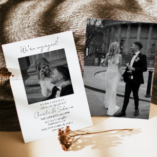 Elegant Wir sind eine Verlobte Einladung zur Engag