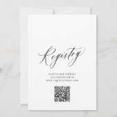 Elegant Wir sind Verlobte Verlobungsfeier Einladung (Rückseite)