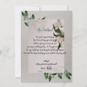 Elegant wird meine Einladung zur Brautjungfrau sei (Vorderseite)