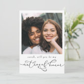 Elegant wirst du mein ehrenamtes Foto sein (Stehend Vorderseite)