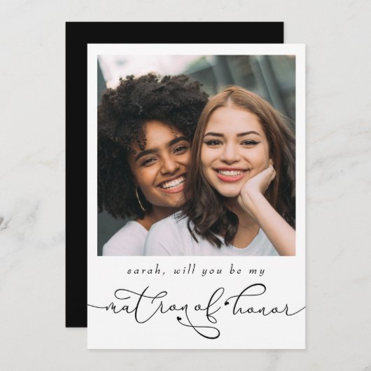 Elegant wirst du mein ehrenamtes Foto sein (Vorne/Hinten)