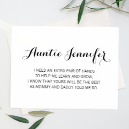 Elegant wirst du mein Lieblingsvorschlag sein Einladung