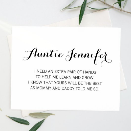 Elegant wirst du mein Lieblingsvorschlag sein Einladung