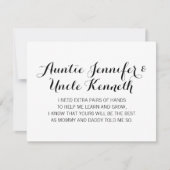 Elegant wirst du mein Vorschlag der Eltern sein Einladung (Vorderseite)