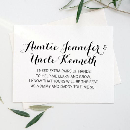 Elegant wirst du mein Vorschlag der Eltern sein Einladung