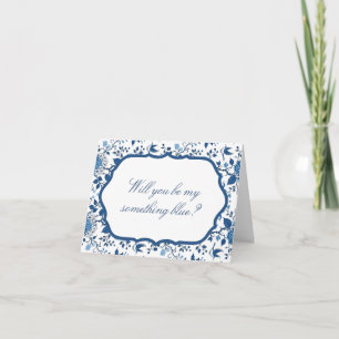 Elegant wirst du meine etwas blaue sein? Chic Card Karte