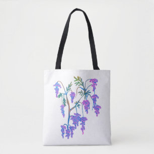 Elegant Wisteria' Rankende Blumen Botanik Tasche