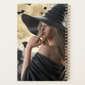 Elegant Witch Full Moon Journal Planer (Rückseite)