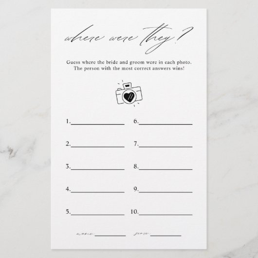 Elegant, wo sie Brautparty spielen Flyer (Vorne)