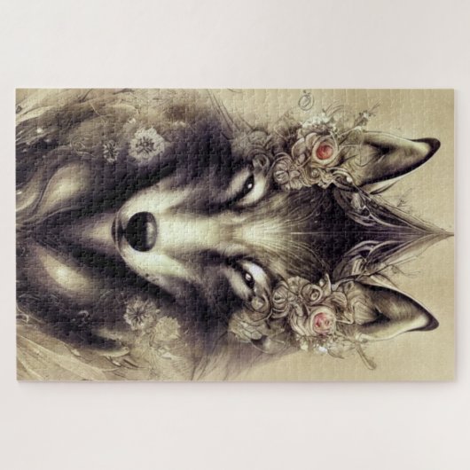 Elegant Wolf Jigsaw Puzzle (Horizontal)
