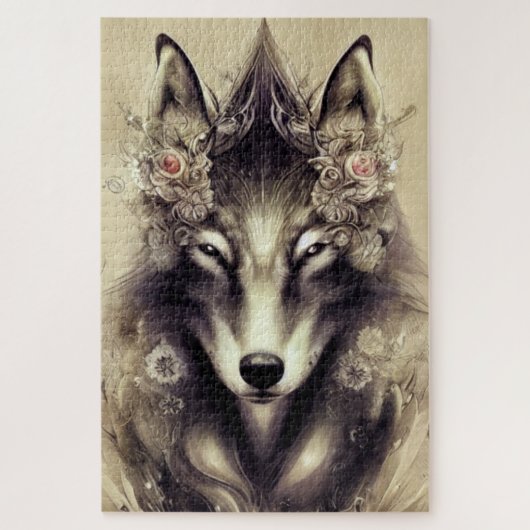 Elegant Wolf Jigsaw Puzzle (Vertikal)