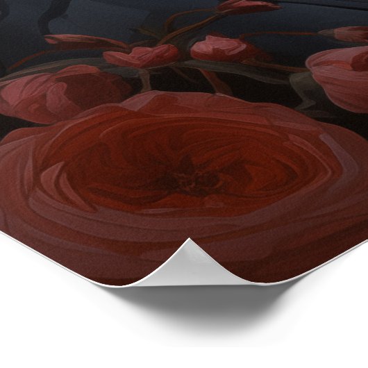 Elegant Wolf Poster (Ecke)