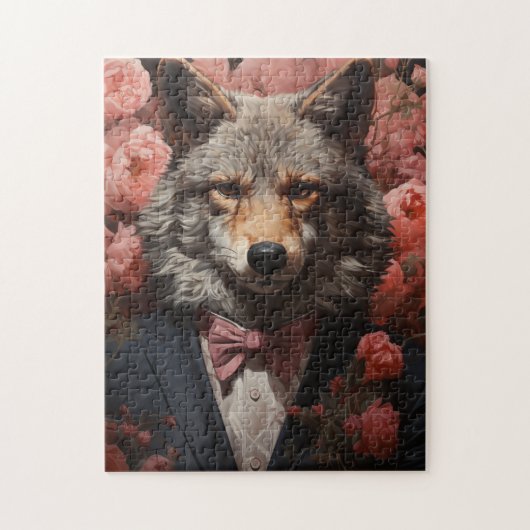 Elegant Wolf Puzzle (Vertikal)