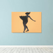 Elegant Woman Leinwanddruck (Insitu (Holzboden))