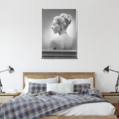 Elegant Woman Leinwanddruck (Insitu (Schlafzimmer))