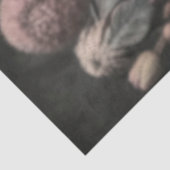 Elegant Woman's Back Dumsty Pink Moody Florals Seidenpapier (Ausschnitt)