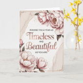 Elegant Women’s Birthday Karte (Gelbe Blume)