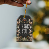 Elegant Woodland Forest Baby Shower Vielen Dank Geschenkanhänger